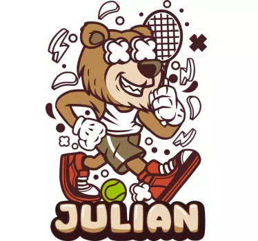 Karhu tennis seinätarra - Tenstickers