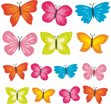 Kevätperhosten tarra - Tenstickers
