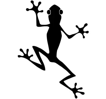 Kiipeily sammakko seinä tarra - Tenstickers