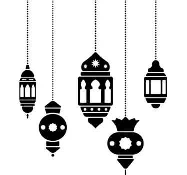 Koristeelliset arabialamput - Tenstickers