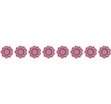 Koristereunus lootuksen kukka - Tenstickers