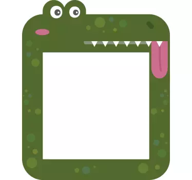 Krokotiilin valokytkimen tarra - Tenstickers