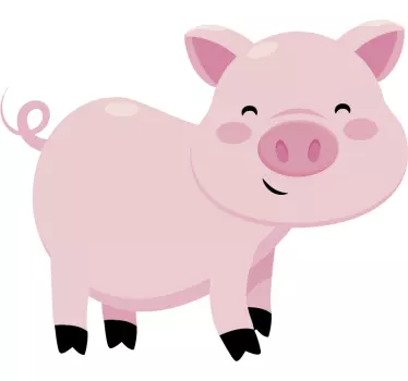 Lapset sian seinä tarra - Tenstickers