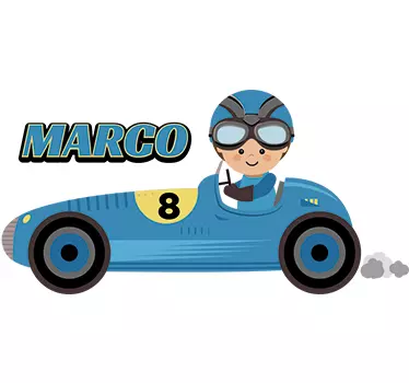 Lasten formula sisustustarra nimellä - Tenstickers