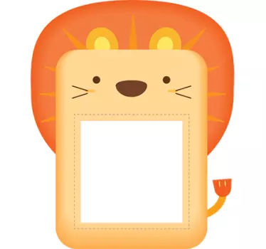 Leijona koristetarra valokytkimeen - Tenstickers