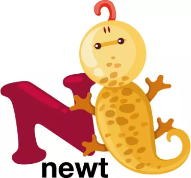 "n" -kirje ja uusi kotiseinätarra - Tenstickers