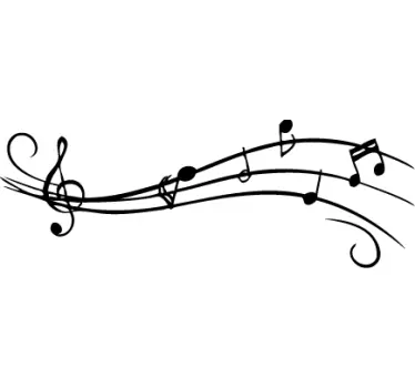 Nuotit musiikki tarra - Tenstickers