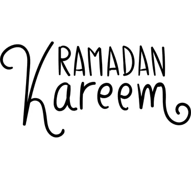 Ramadan kareem -tarra - Tenstickers