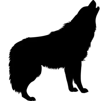 Susi koriste-tarra eläintarra-tarra - Tenstickers
