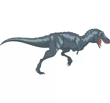 T-rex dinosaurus seinä tarra - Tenstickers