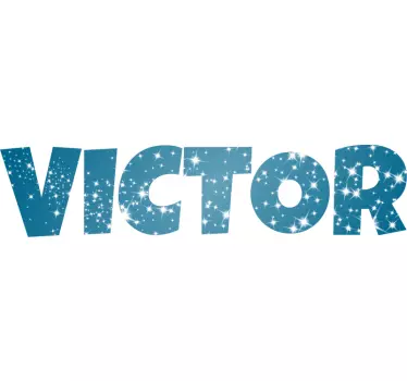 Tähdet mukautettava seinä tarra - Tenstickers