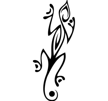 Tribal style lisko tarra abstrakti seinä tarra - Tenstickers