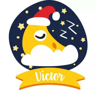 Nukkumisnopeus lapsille henkilökohtaiset seinätarrat lapselle - Tenstickers
