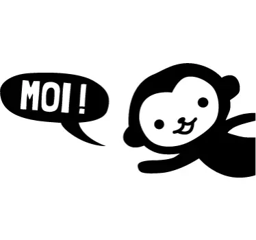 Valokatkaisijatarra Moi - Tenstickers