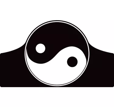 Yin yang kodin päätytarra - Tenstickers