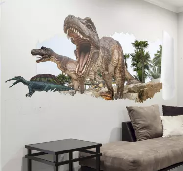 3d jurassic park Dinosaurustarra - Tenstickers