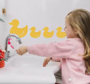 Kuminen ankka lintu tarra - Tenstickers