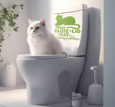 Sulje kansi kissa lemmikki tarra - Tenstickers