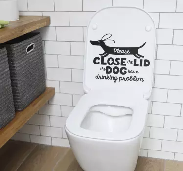 Sulje kansi koira lemmikki tarra - Tenstickers