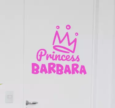 Prinsessa kruunu nimellä Ovitarrat - Tenstickers