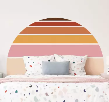 70-luvun aurinkotuoli sänkypäätytarra - Tenstickers