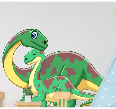 äiti dinosaurus vauvansa kanssa Ovitarrat - Tenstickers