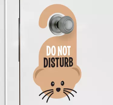älä häiritse hiirilasten tarraa - Tenstickers