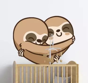 Anime laiskiainen sydän Eläintarrat - Tenstickers