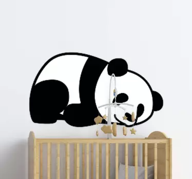 Anime panda nukkumassa Eläintarrat - Tenstickers