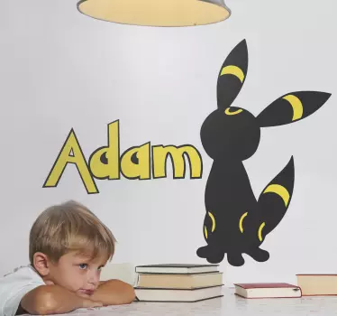 Anime pokemon kuvitus seinätarra - Tenstickers