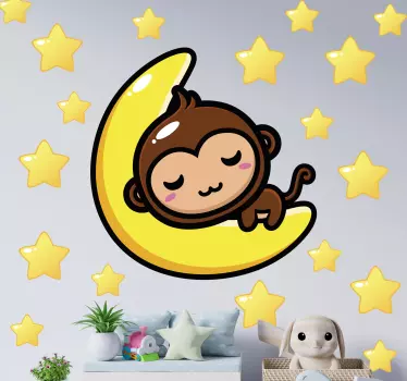 Apina kuussa vauvatarrat - Tenstickers
