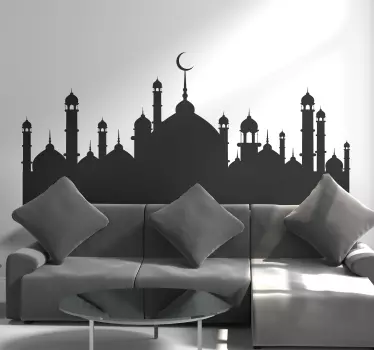 Arabialainen palatsi siluettitarra - Tenstickers