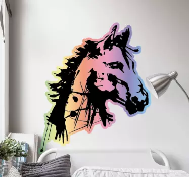Artistique hevosen pää Eläintarrat - Tenstickers