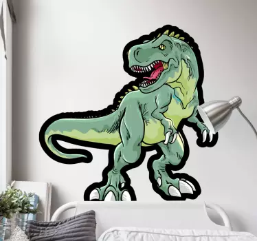 Dinosaurus isoilla kytkimillä Dinosaurustarra - Tenstickers