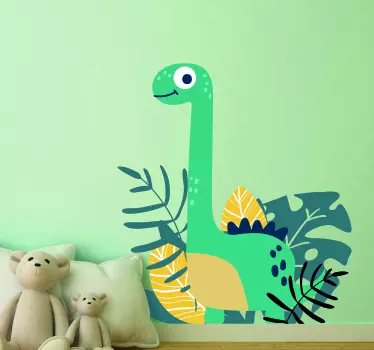 Dinosaurus puistossa dinosaurus tarra - Tenstickers