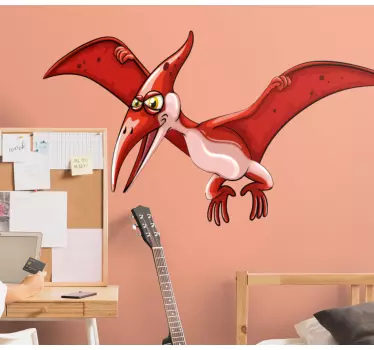 Dinosaurus siivillä seinätarra lastenhuone - Tenstickers