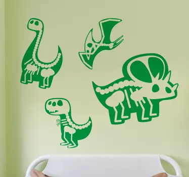 Dinosaurusten röntgenkuva lastentarra - Tenstickers