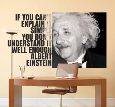 Einstein suositut sanonnat tekstitarra - Tenstickers