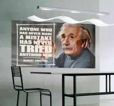 Einstein Virheet sisustustarra - Tenstickers