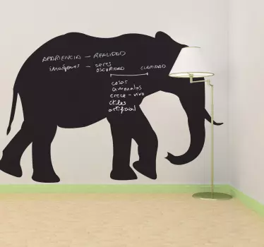 Elefantti Liitutaulutarra - Tenstickers