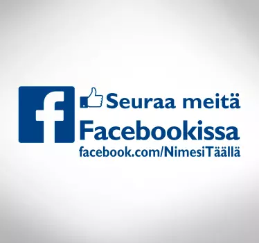 Facebook-liiketoiminnan tarra - Tenstickers