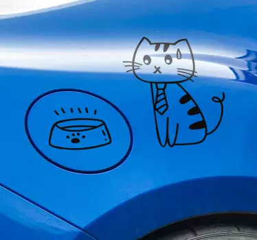 Gatto-bentsina autotarra - Tenstickers