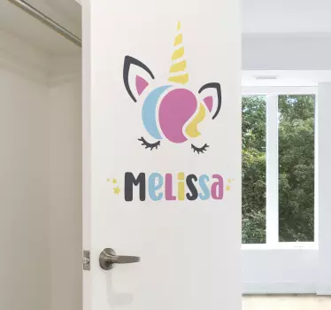Henkilökohtainen yksisarvinen nimi Ovitarrat - Tenstickers