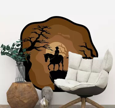 Hevosia metsässä Eläintarrat - Tenstickers