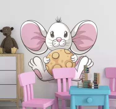 Hiiri evästeellä kuva valokuvatapetti tarra - Tenstickers