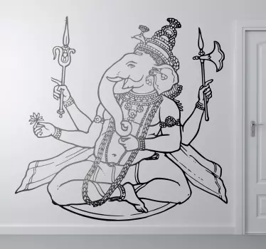 Hindu norsu jumalan tarra - Tenstickers