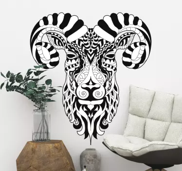 Ibex-villieläinten tarra - Tenstickers