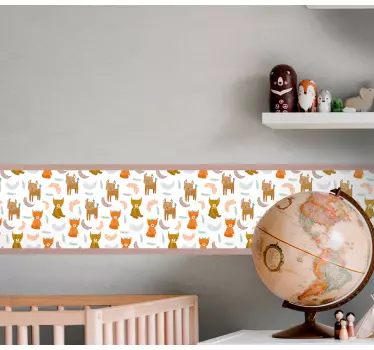 Ihana olento teemat koristereunus tarra - Tenstickers
