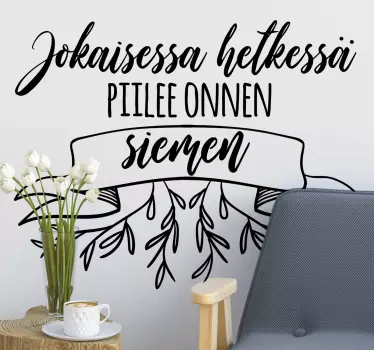 Jokainen hetki laskee tekstitarraa - Tenstickers