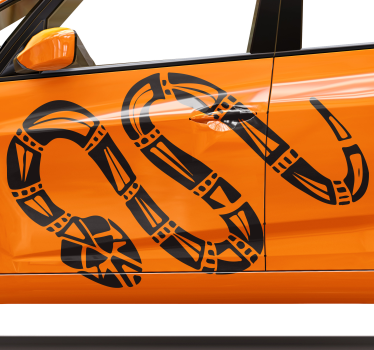 Käärme koristelu autotarra - Tenstickers